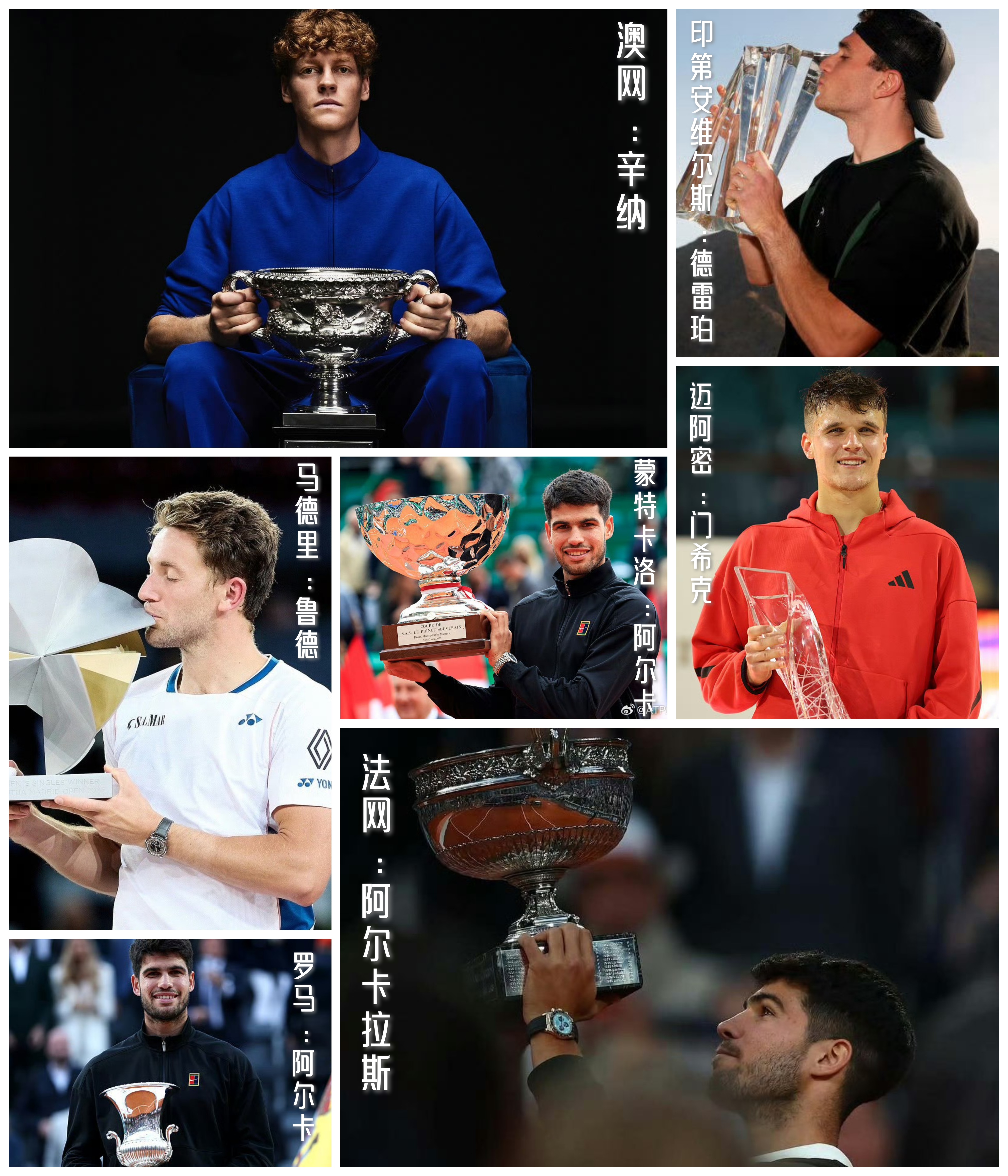 蒙特卡洛大师赛碾压澳网，鲁德带队取胜