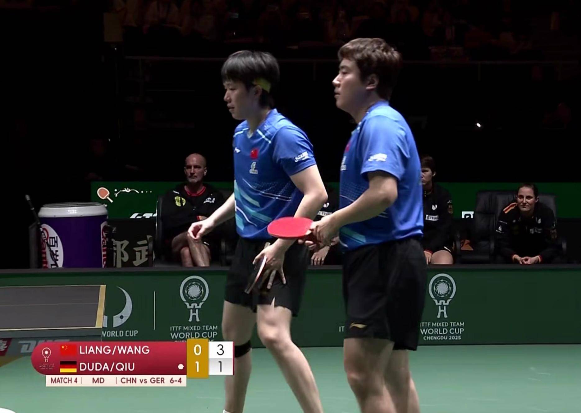 日本队横扫德国队,梁靖崑带队取胜 日本队横扫德国队,梁靖崑带队取胜